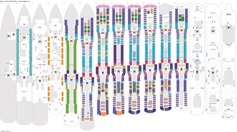 royal caribbean cruise deck plans.